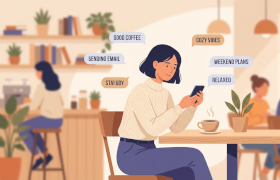 Learning during coffee break